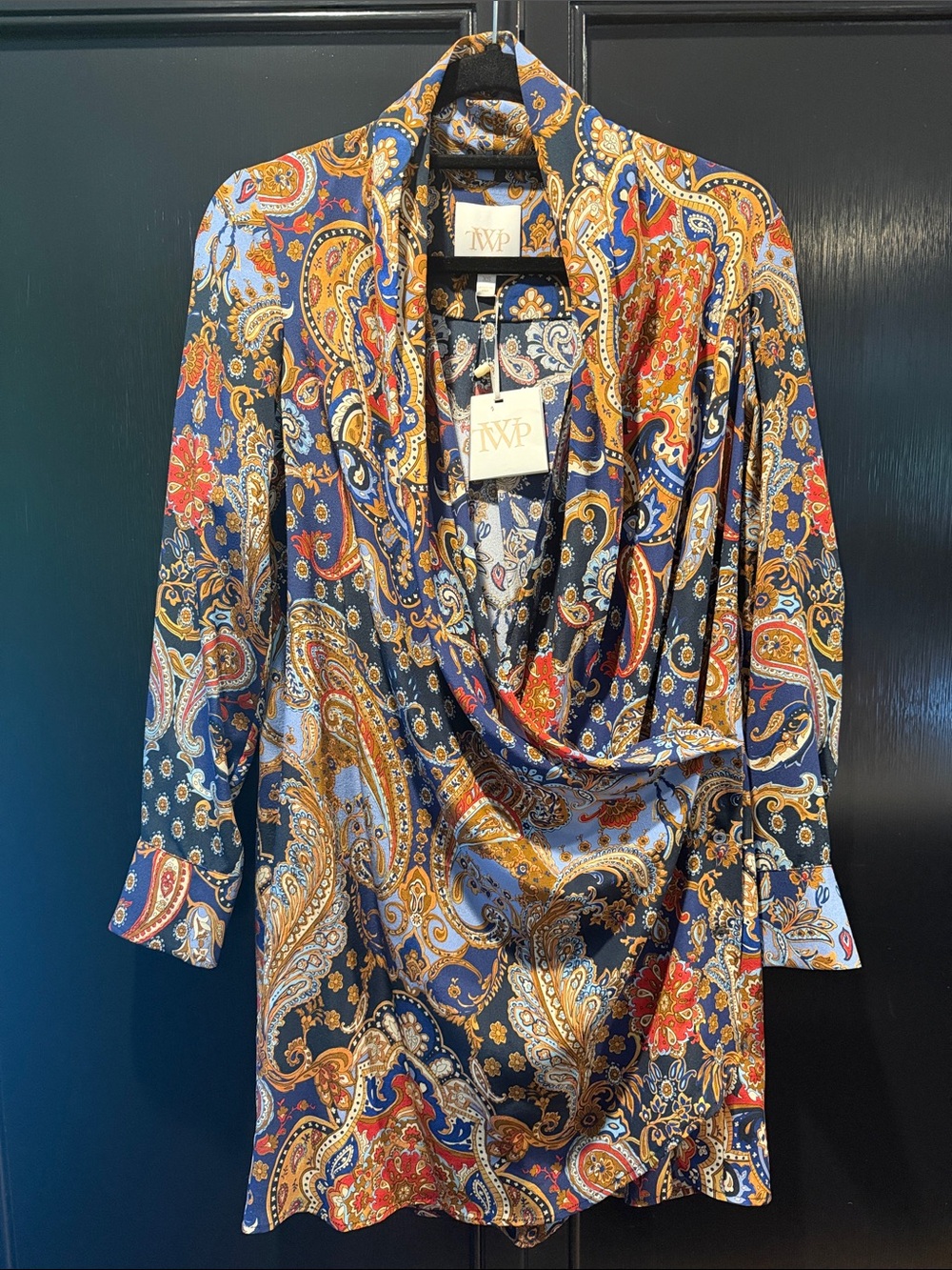 TWP Amanda Paisley Silk Mini Dress